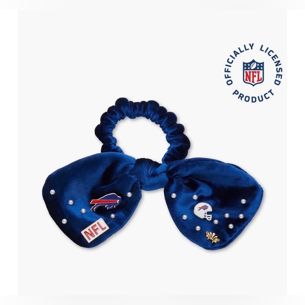 LELE SADOUGHI BUFFALO BILLS BOW SCRUNCHIE - NWT